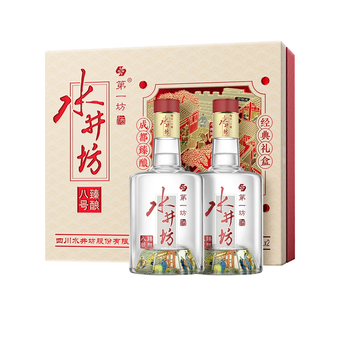水井坊·第一坊臻酿八号52度 425ml*2 礼盒装【达人】52度425