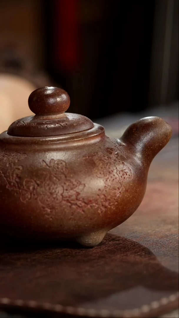 茶杯紫砂非遗茶器-梅花芝麻段道洪（发色随机）