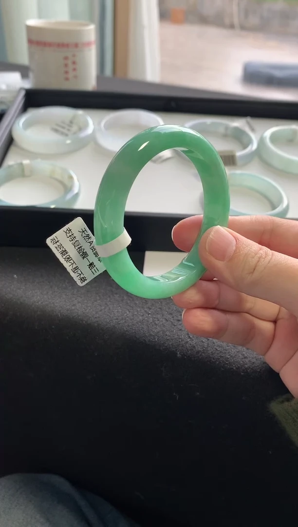 未镶嵌手镯翡翠52正圈买断Y2450