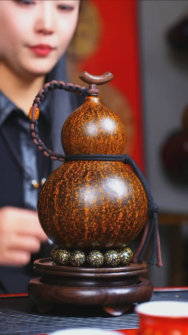 【闪购商品】JL075过年礼臻选大漆酒葫芦