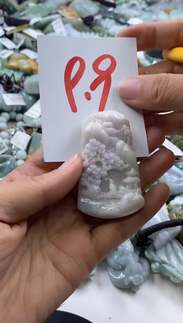 翡翠未镶嵌吊坠(不含链)缅甸A货翡翠000847