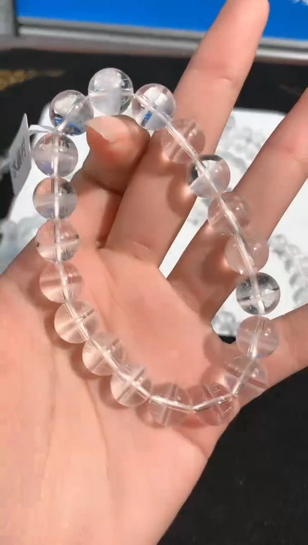 【闪购商品】水晶手链未镶嵌17号白幽灵一线天单圈