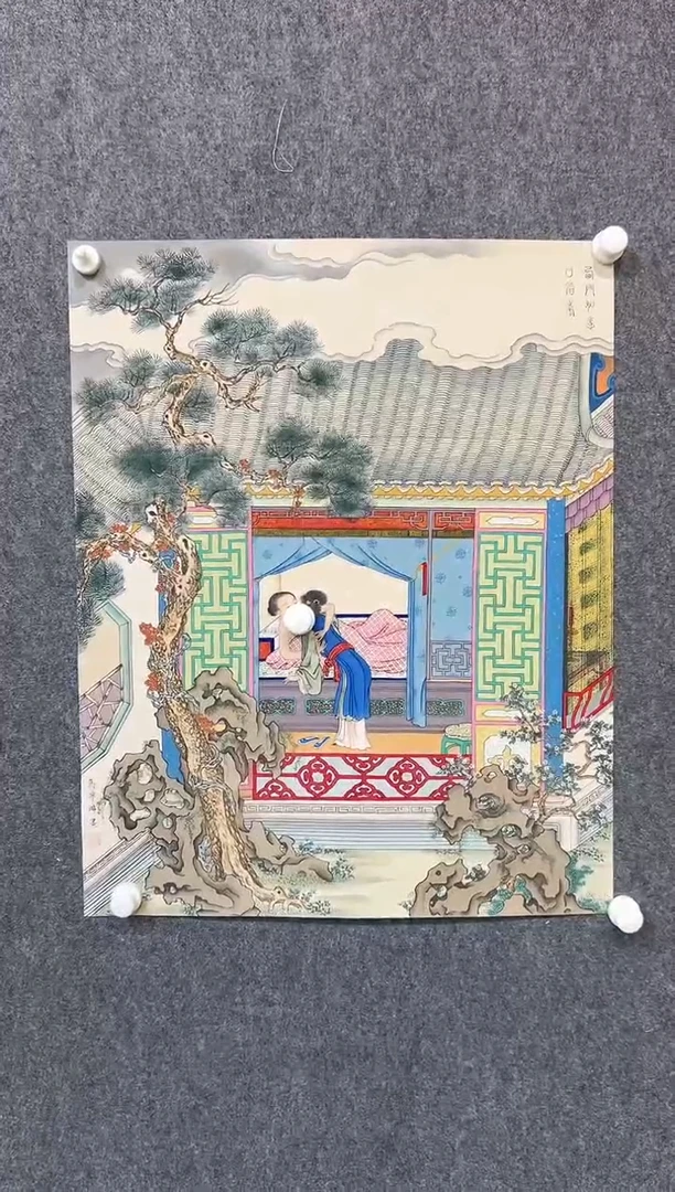 【闪购商品】绘画马宁晞-5.6平尺-国画-红