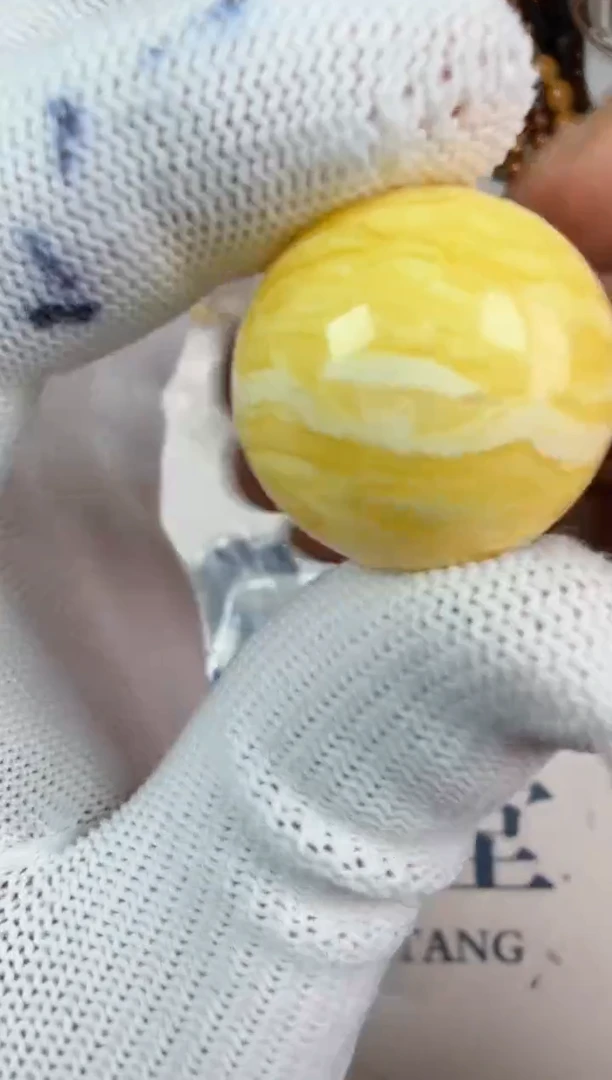 裸石蜜蜡未镶嵌蜜蜡圆珠