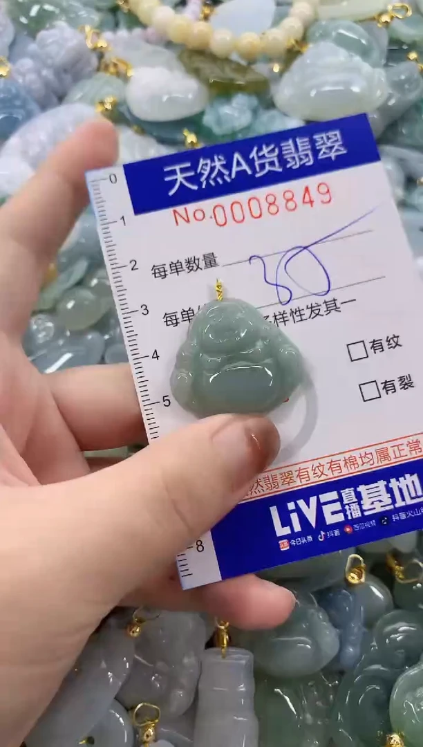 颈饰未镶嵌翡翠天然A货翡翠