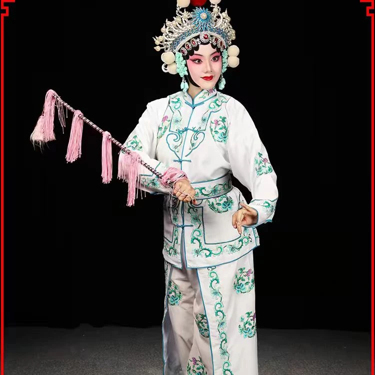 正龙戏装武旦衣京剧戏曲舞台演出服穆桂英刀马旦专业戏服