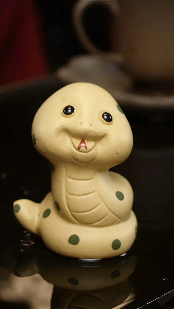 茶壶紫砂3 原矿紫砂茶宠蛇