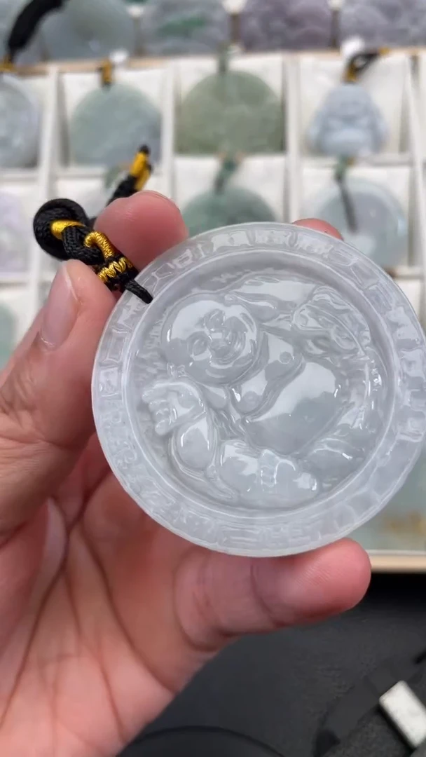 颈饰未镶嵌翡翠天然缅甸翡翠A货138