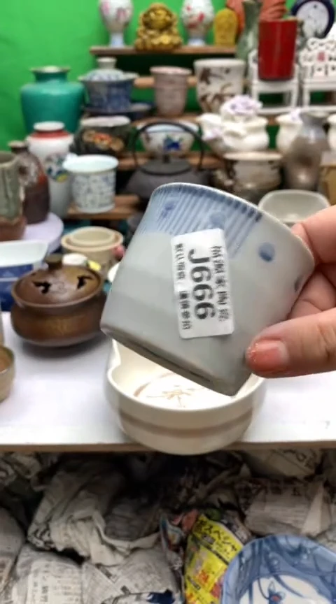 【闪购商品】盖碗海外回流瓷器