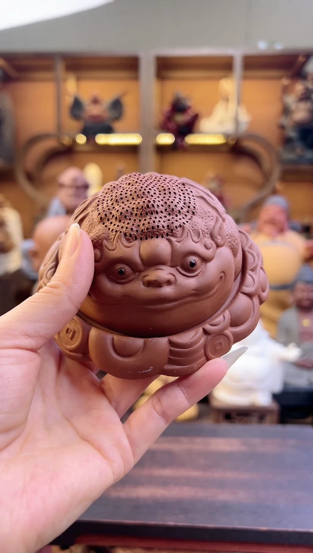 紫砂茶宠器闵茶宠摆件