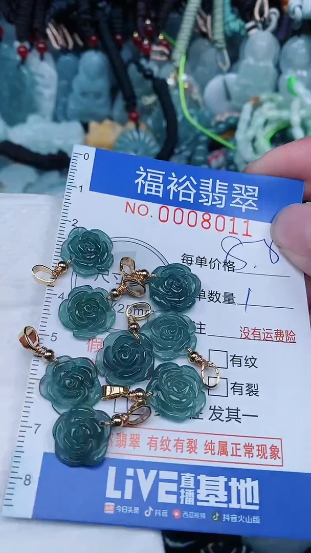 【闪购商品】翡翠颈饰未镶嵌...0008011多样性发其一