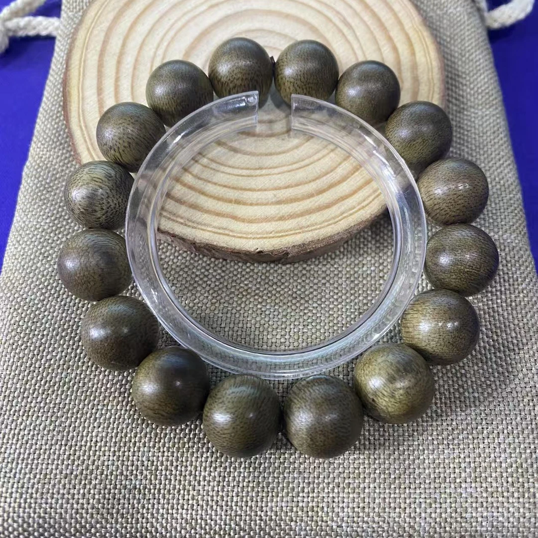 沉香海南沉香1.4cm圆珠手串  0002