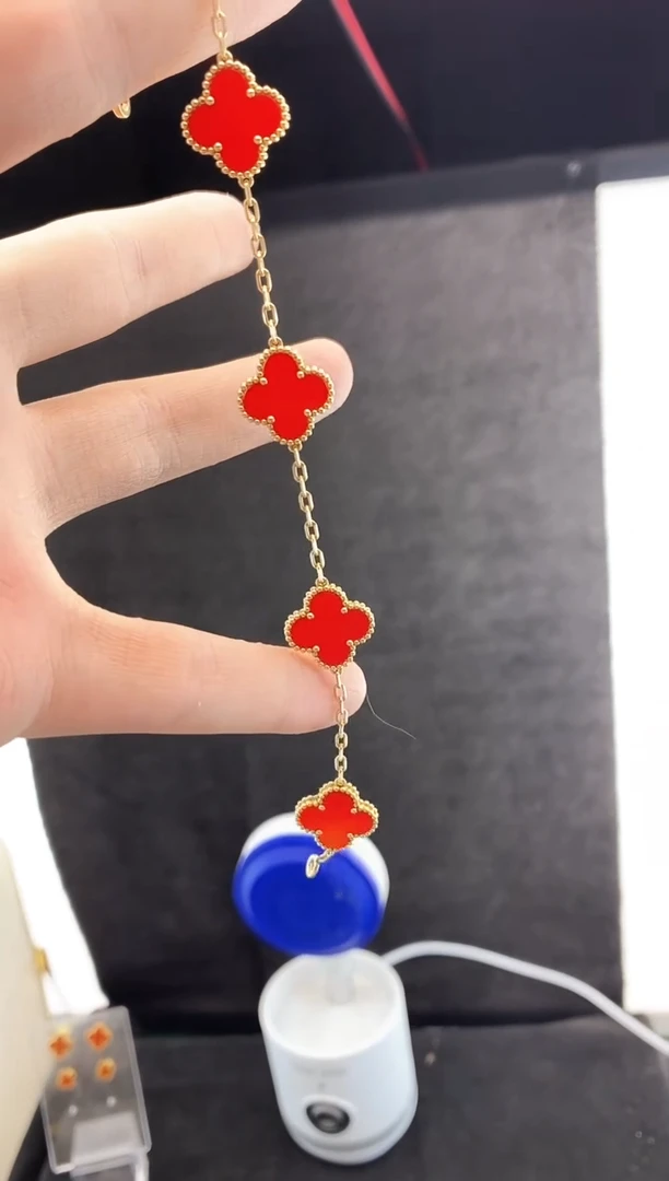 【闪购商品】玛瑙/玉髓手链18K金镶嵌.