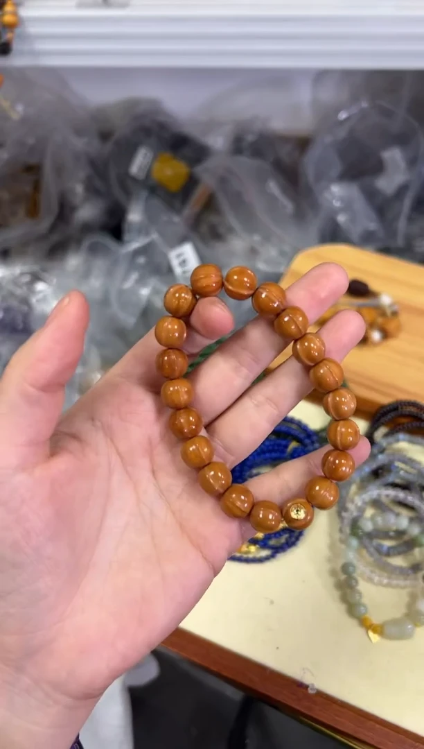 【闪购商品】猴头核桃手串鲨鱼背猴头金标手串[0819]