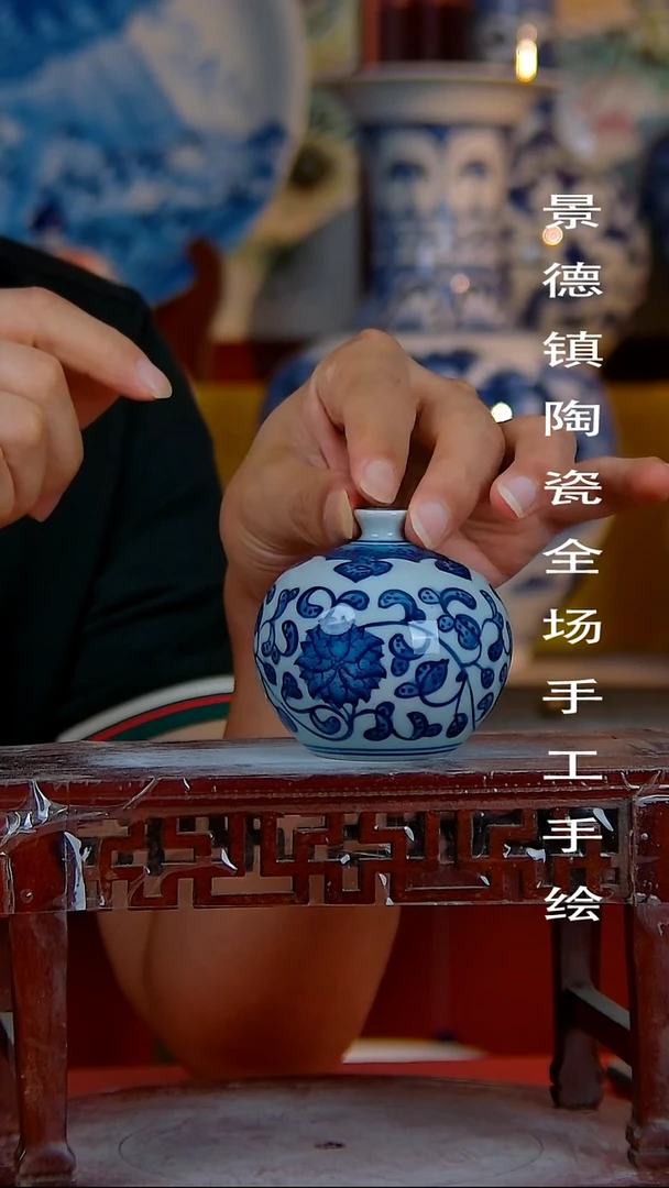 摆件景德镇陶瓷 全场手工手绘