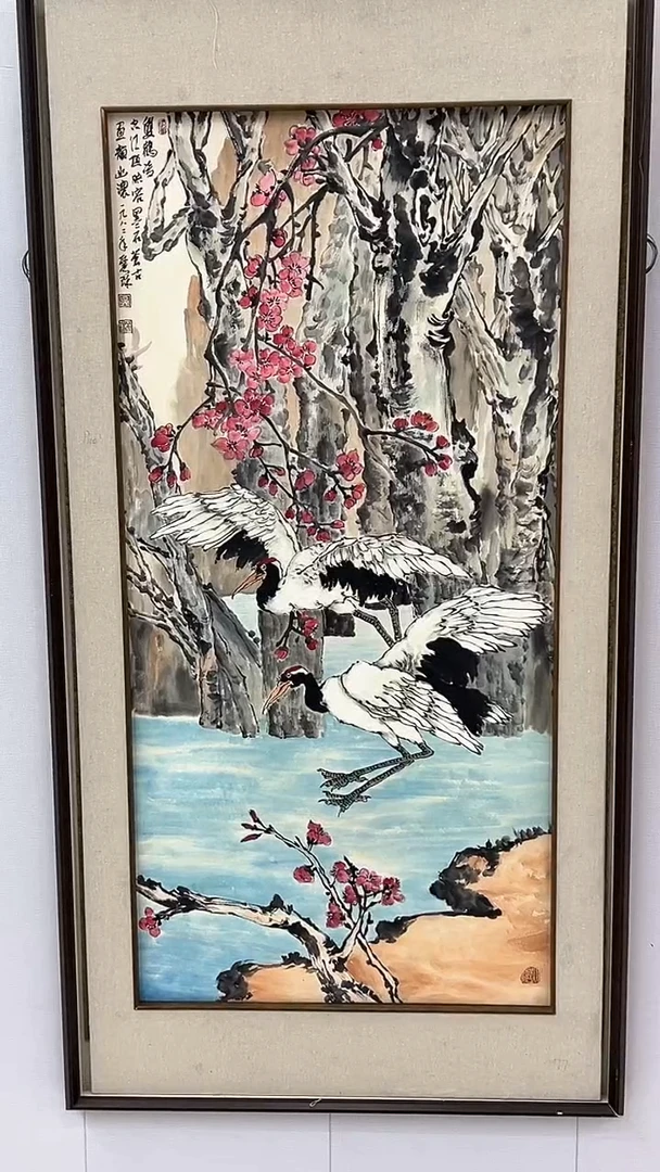 国画吴丽珠-8平尺-国画作品-花鸟原作-x