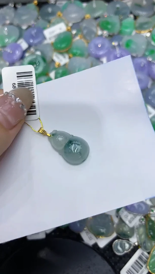 【闪购商品】翡翠颈饰18K金镶嵌222222222
