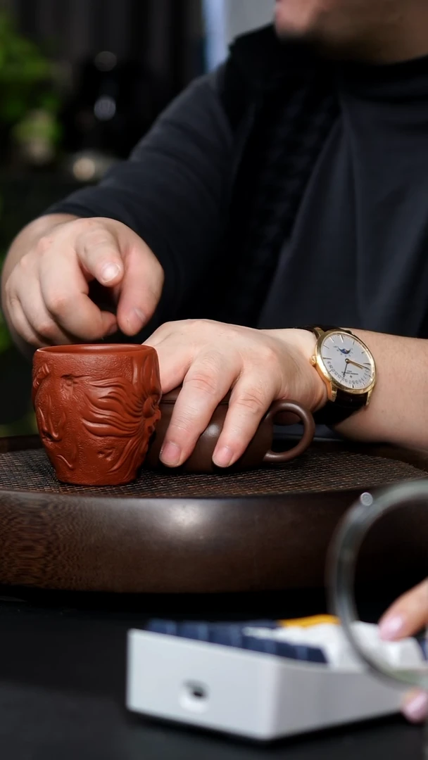 风*影JCY-0423六方荷风-紫泥-125cc+悟空主人杯