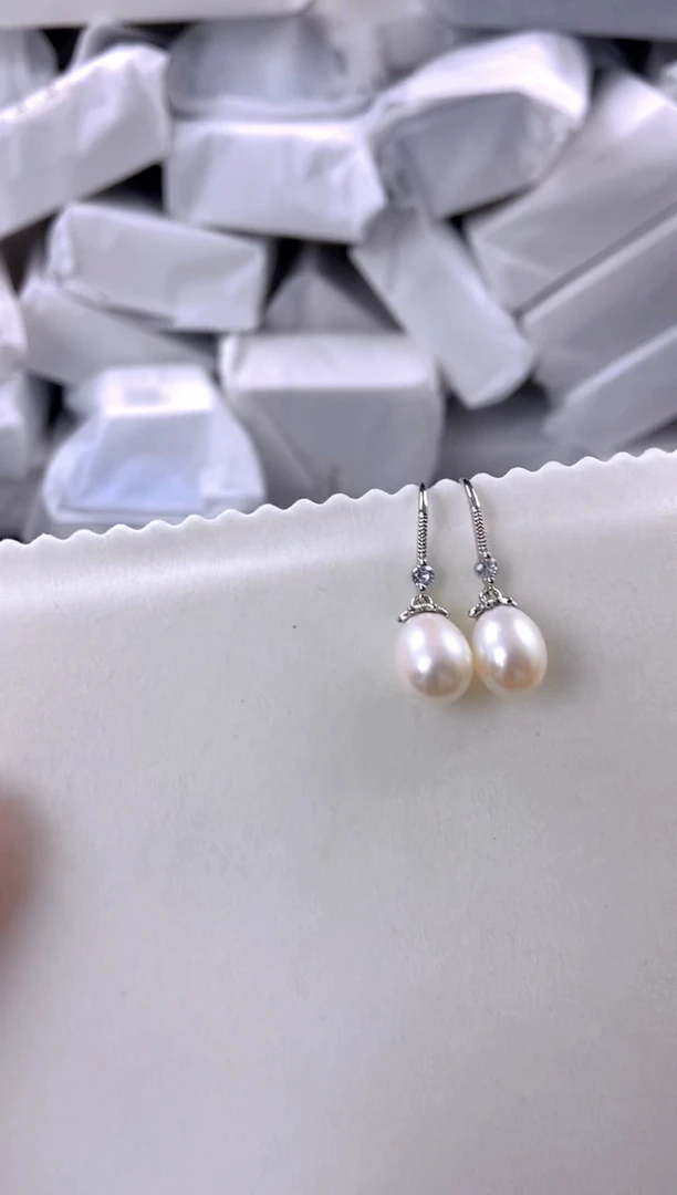 未镶嵌耳饰淡水珍珠ed1048