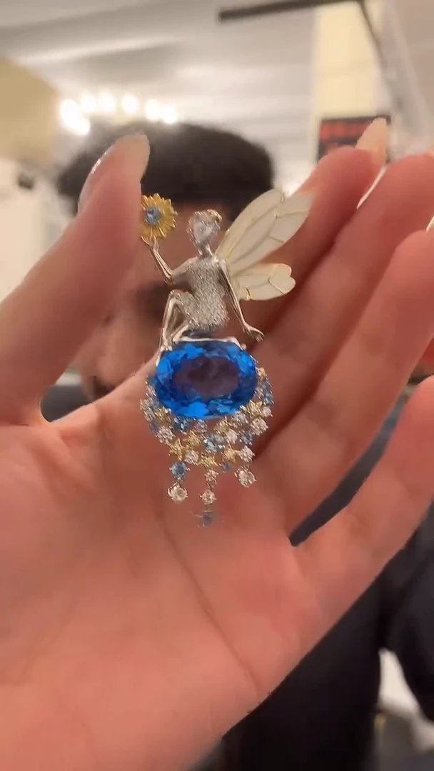 颈饰银S925镶嵌托帕石【宝石世家严选】