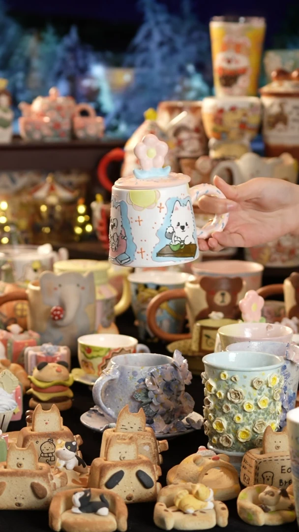 其他陶景德镇釉下彩手绘设计师款陶瓷