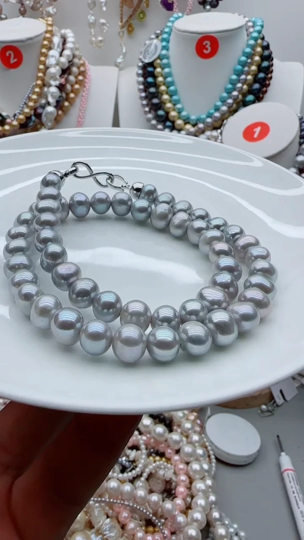 淡水珍珠未镶嵌颈饰1