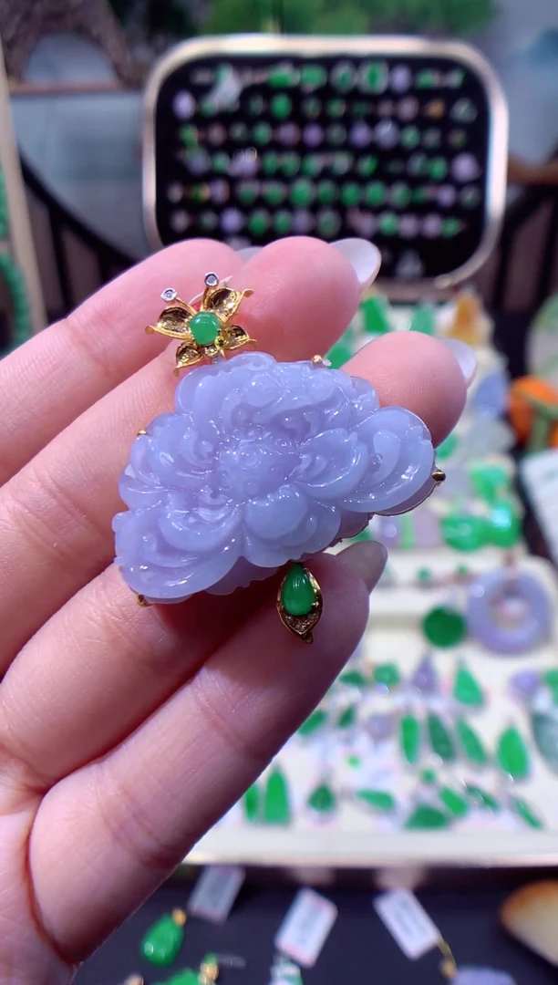 【闪购商品】翡翠颈饰未镶嵌缅甸天然A货翡翠
