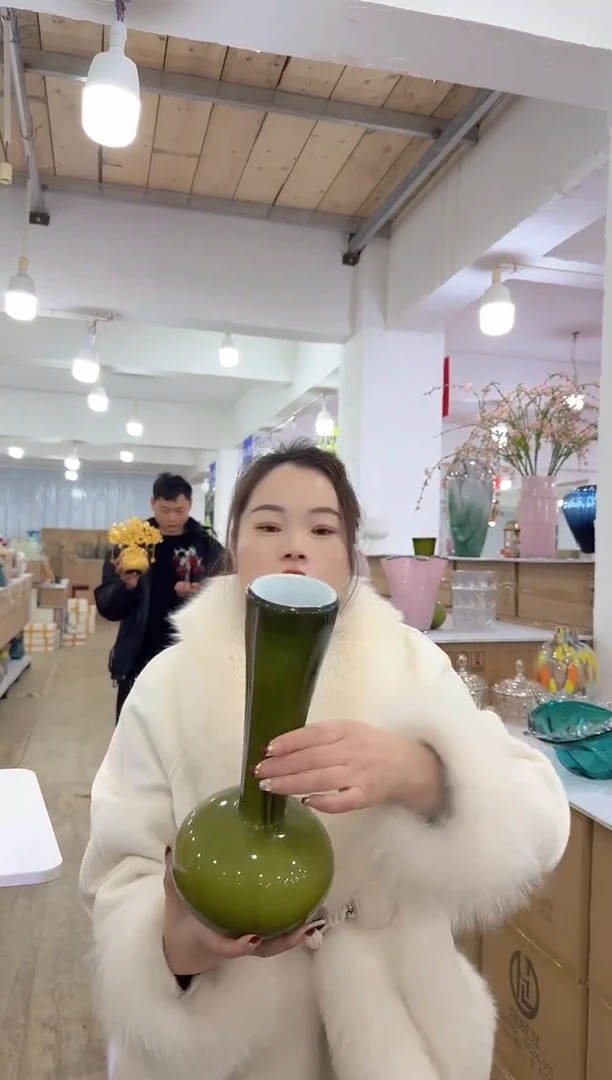 【闪购商品】无铅玻璃甄选花器-o-早19