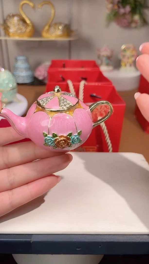 【闪购商品】易尚宝珐琅彩首饰盒