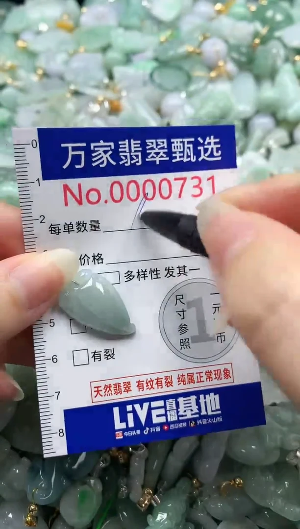 吊坠(不含链)未镶嵌翡翠0731