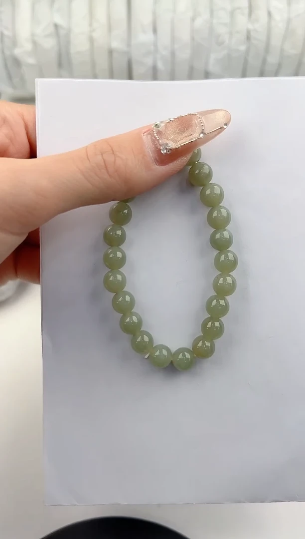 【闪购商品】和田玉手链未镶嵌1颜色微差无瑕疵