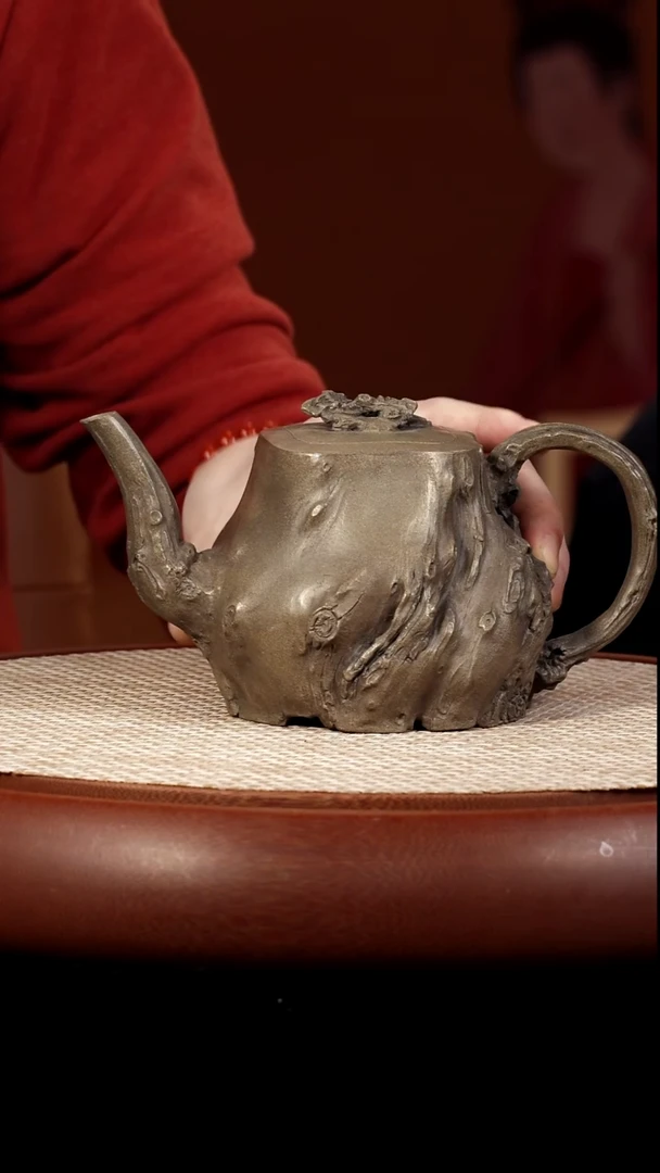 茶壶紫砂【k050】树桩宜兴紫砂SPH