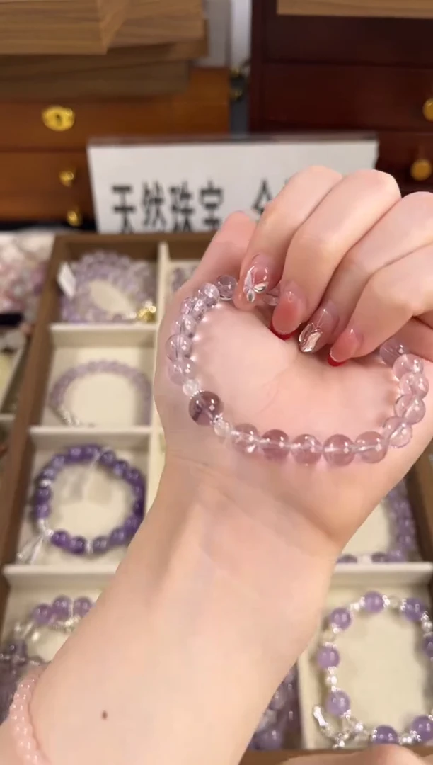 未镶嵌手串水晶