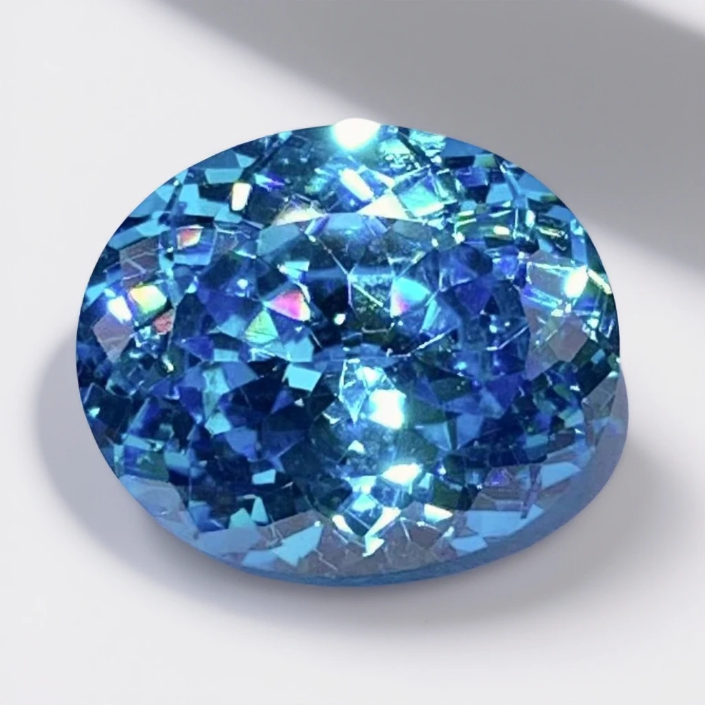 海蓝彩色超闪多色尖底爆闪小钻钻时尚爆闪轻奢款清爽夏季奢华大气