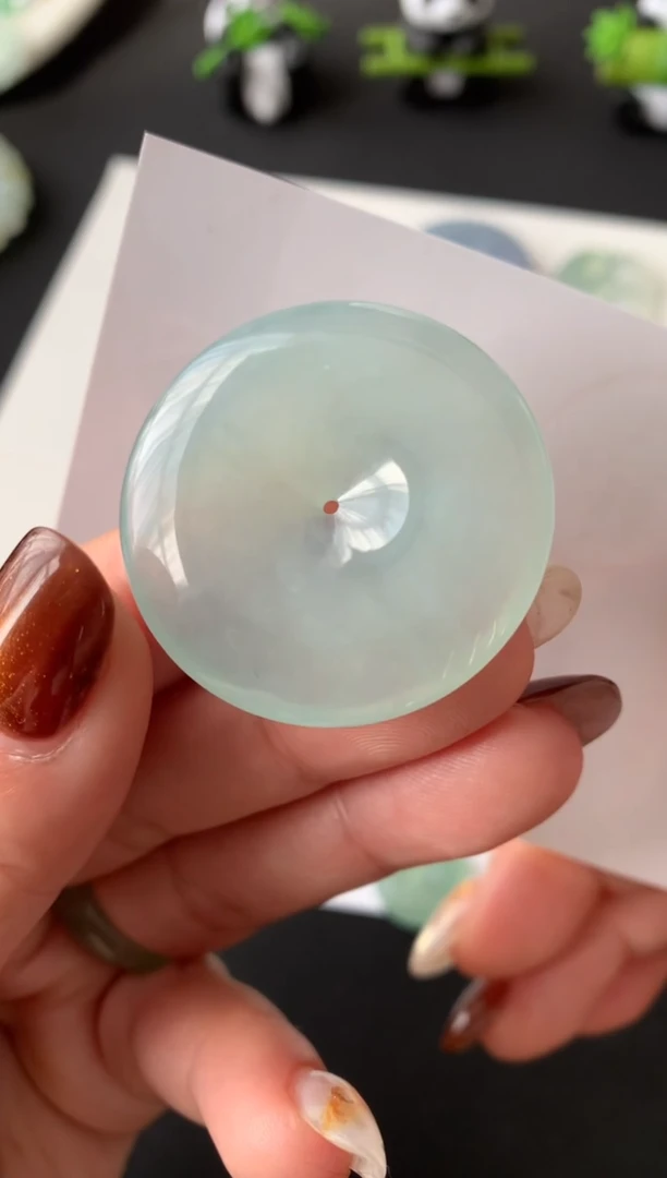 未镶嵌定制翡翠尺寸35.9*5.9