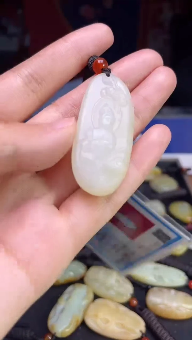 颈饰未镶嵌和田玉123