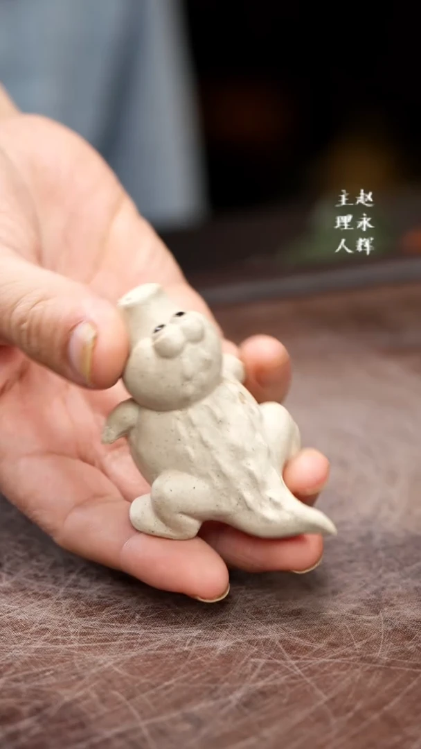 紫砂茶宠小鳄鱼，。