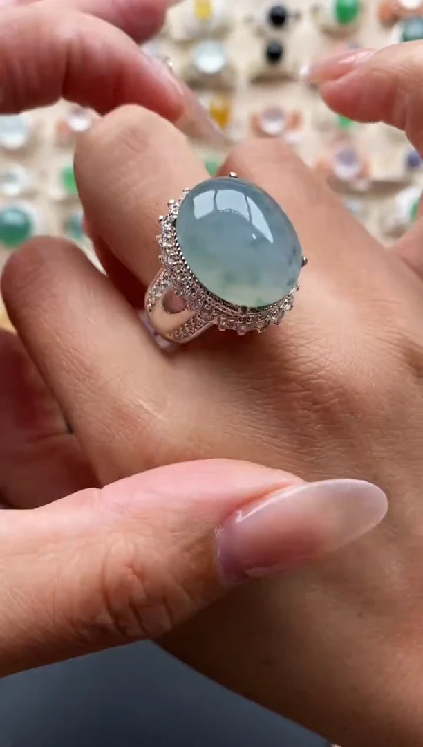 未镶嵌戒指翡翠缅甸天然A货翡翠222   5-10