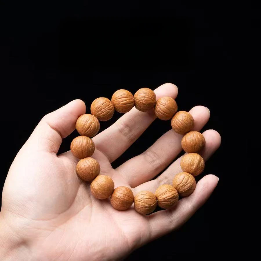 【聚宝盆手串】猴头核桃 原皮原色