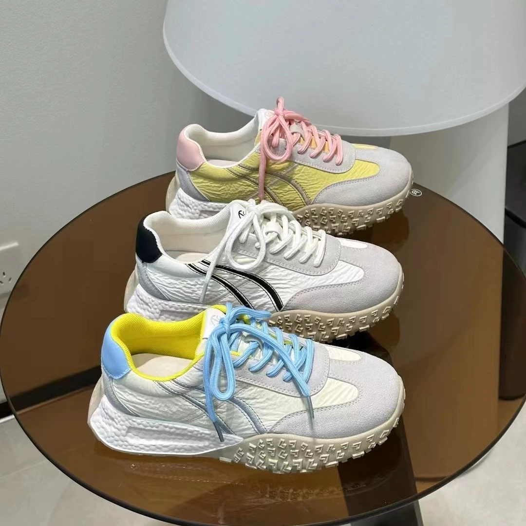 218-3厚底运动鞋女新款休闲鞋阿甘鞋透气轻便软底女款鞋子百搭