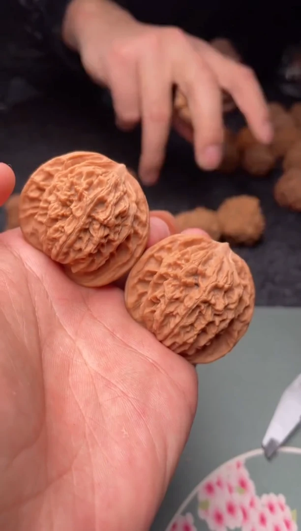 把件文玩核桃a21 盘龙纹 41尺