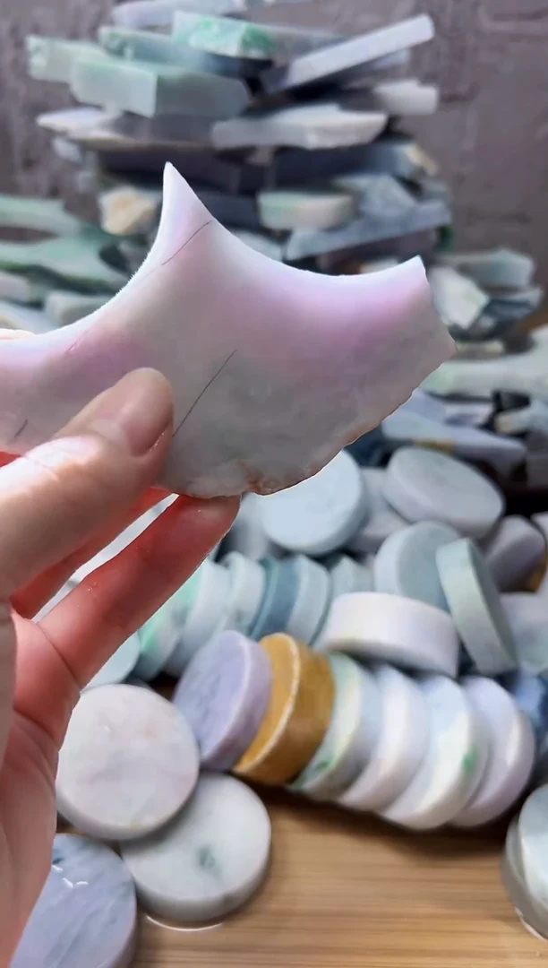 裸石翡翠天然翡翠A货余 南 407