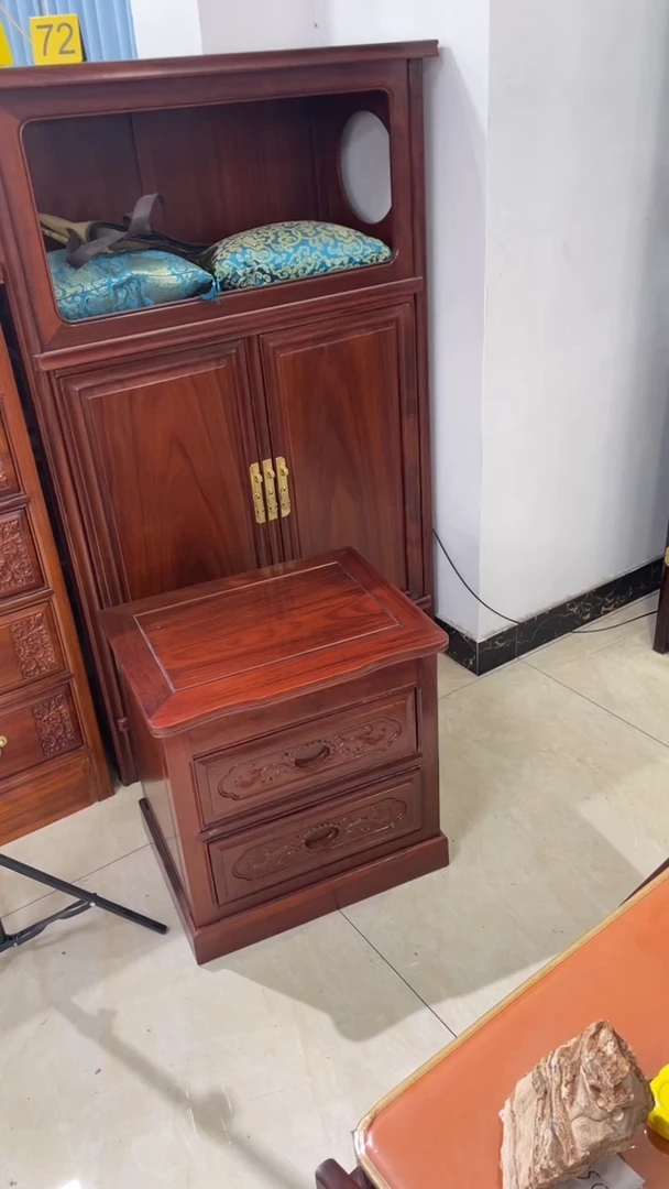 花梨木类柜类家具事**圆床头柜49*39*50花梨木2个