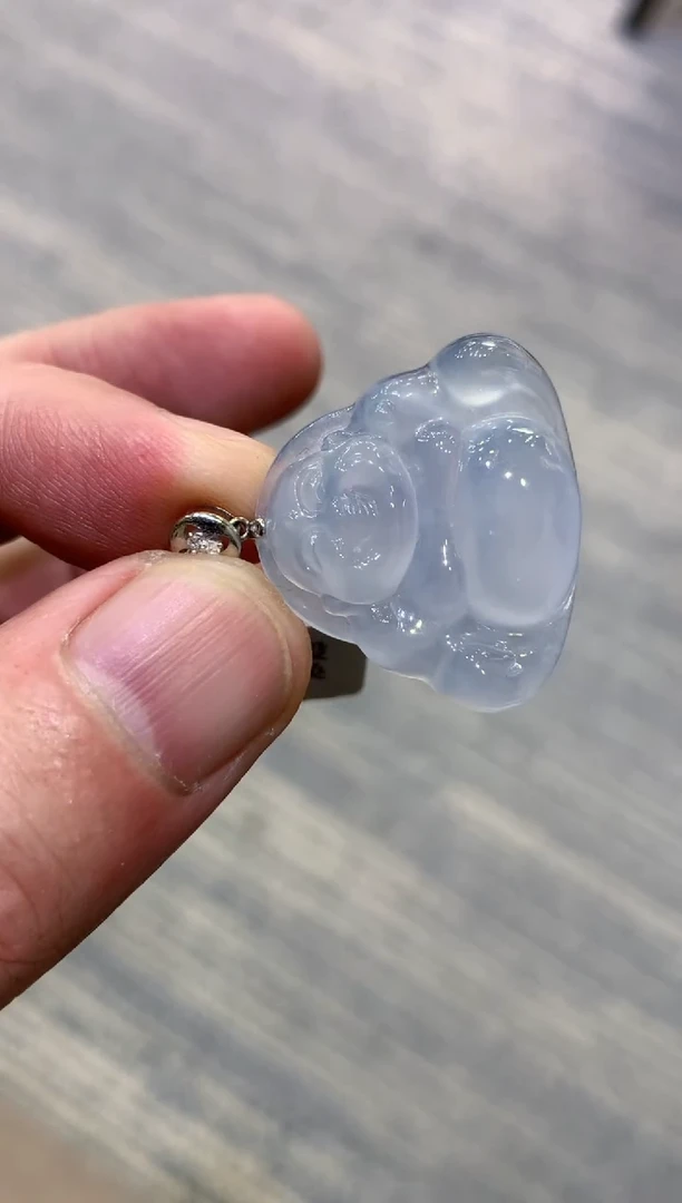 颈饰未镶嵌翡翠天然A货翡翠