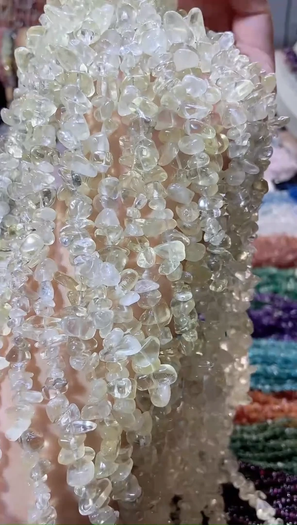 未镶嵌珠宝半成品水晶柠檬晶