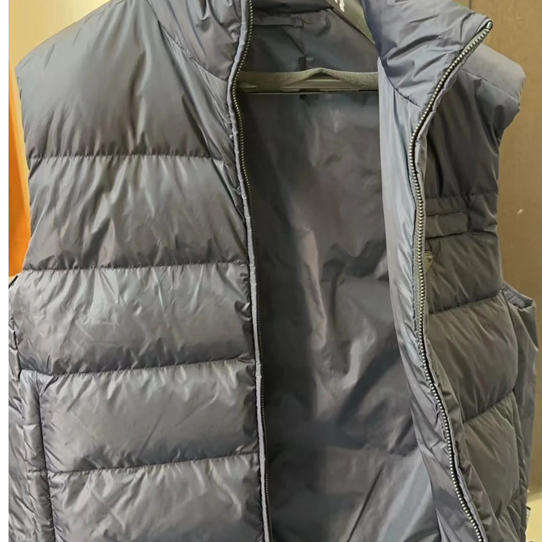 男装尾货 藏青色棉马甲6020