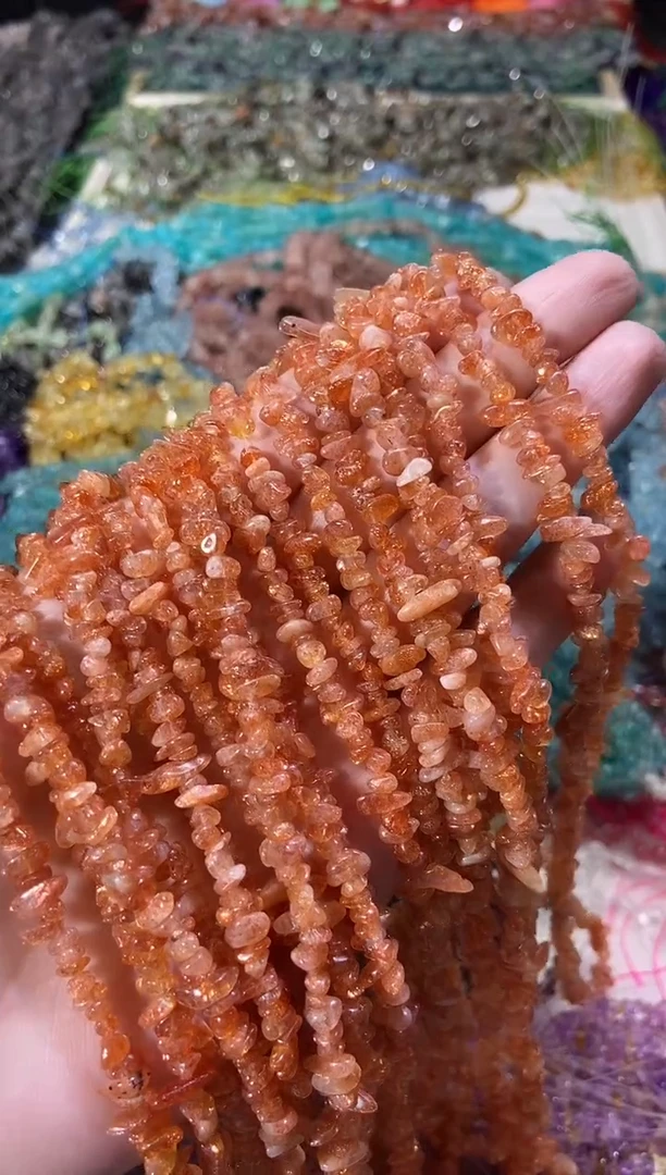 水晶珠宝半成品未镶嵌金太阳