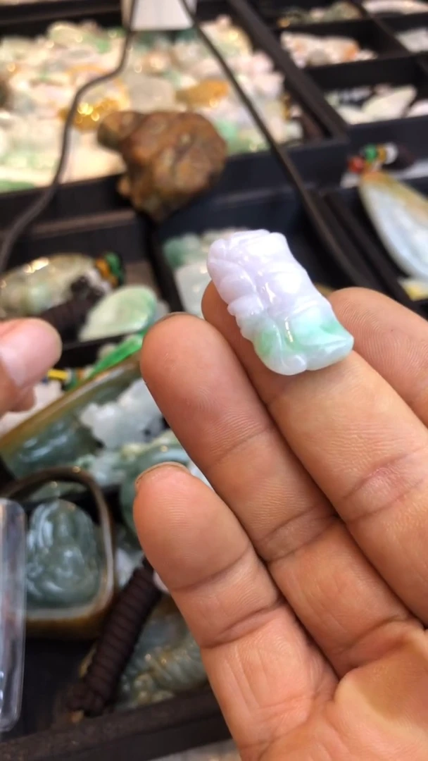 翡翠未镶嵌吊坠(不含链)节节高