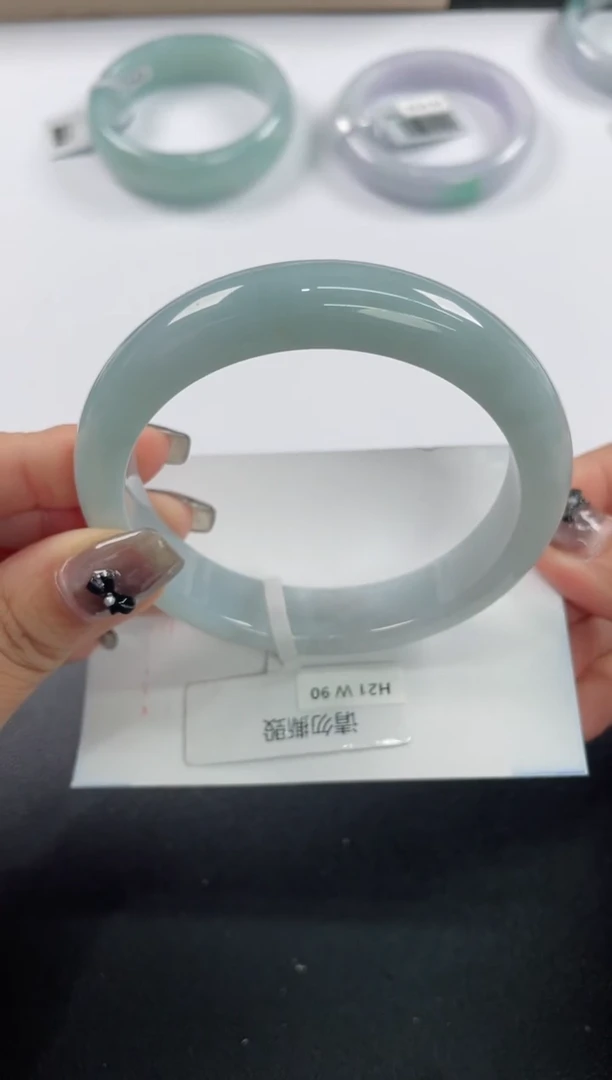 未镶嵌手镯翡翠基地发货H8977 59+