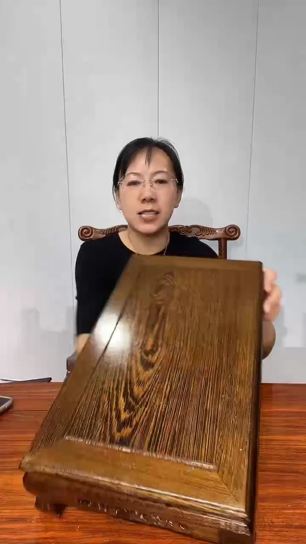 木鸡翅木长方底座40*24*11